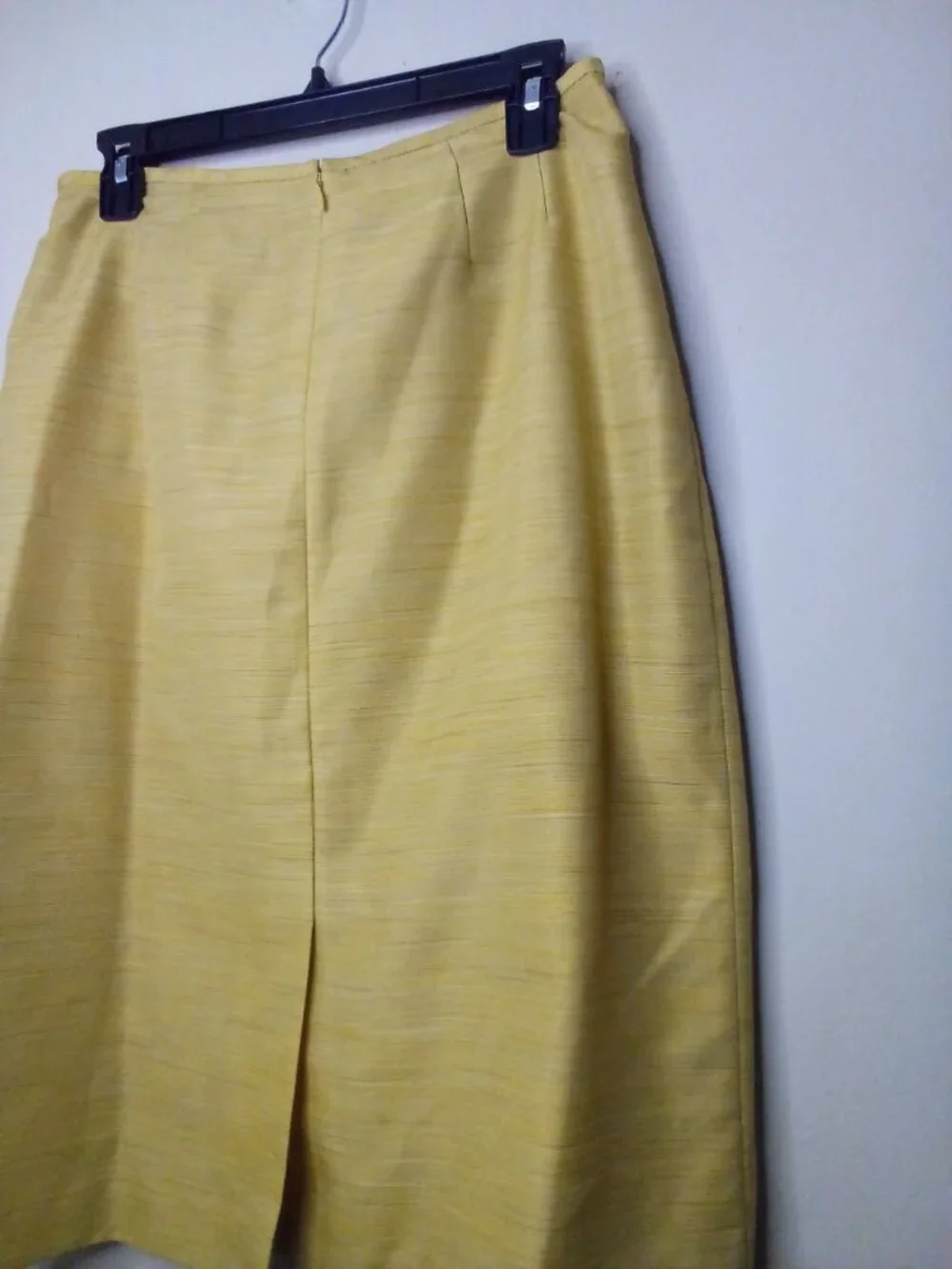 Kasper Skirt Women 8 Straight Classic Career Yellow